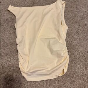 Elegant Cream Women's Top